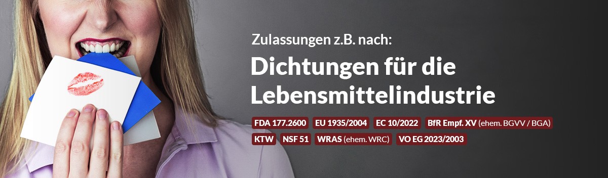 Dichtungen für die Lebensmittelindustrie